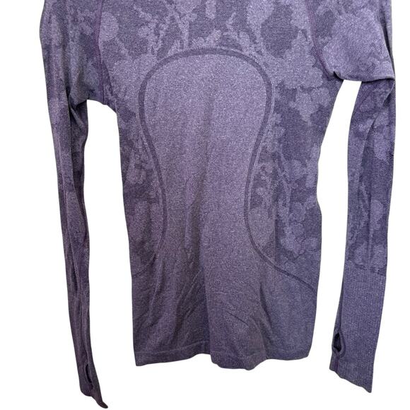 Lululemon Run Swiftly Tech Long Sleeve Special Edition Concord Grape Size 4 - Picture 4 of 8